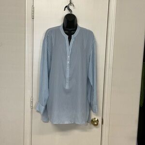 ‼️final must bundle ‼️Zac & Rachel Blue and White Casual Shirt